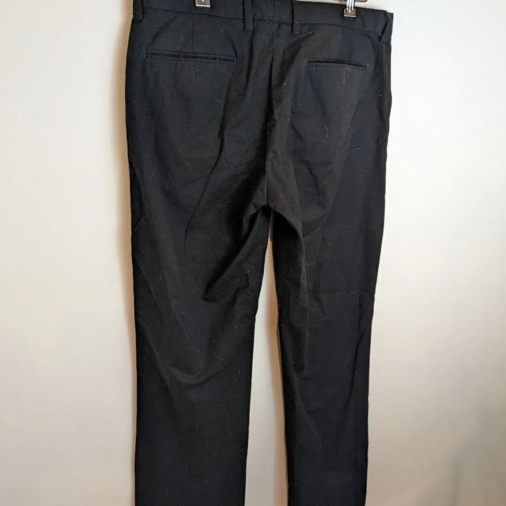 J. Crew Bedford Dress Pants in Black, Sz 35/32